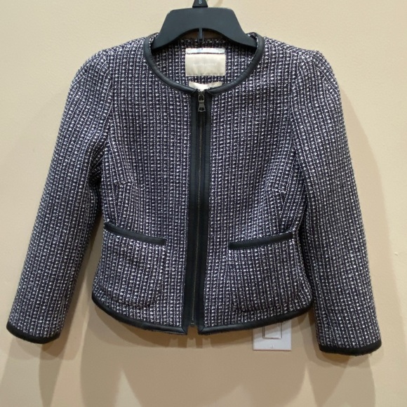Banana Republic Italian fabric tweed jacket. - Picture 2 of 7
